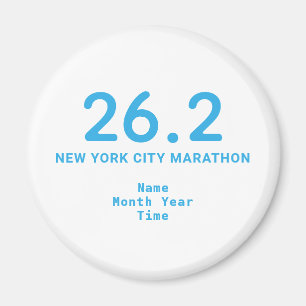 Imã 26.2 Maraton Runner Personalizado Azul