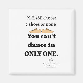 Imã 2 Calçados ou nenhum branco