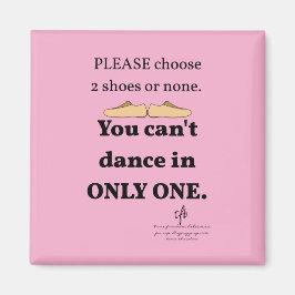 Imã 2 Calçados ou nenhuma Rosa claro