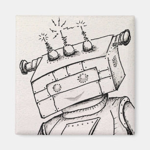 Imã 2" desenho do ímã w/Robot