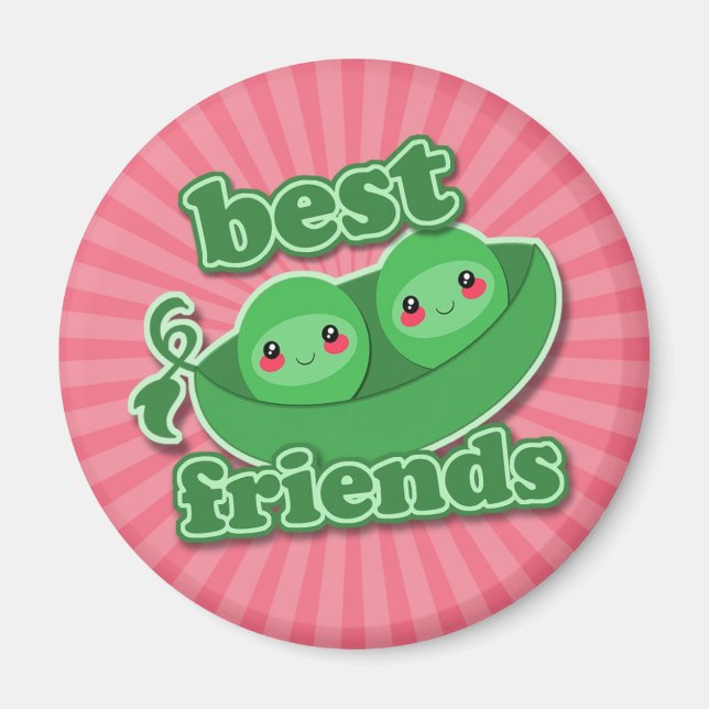 IMÃ 2 ERVILHAS MELHORES AMIGAS (Frente)