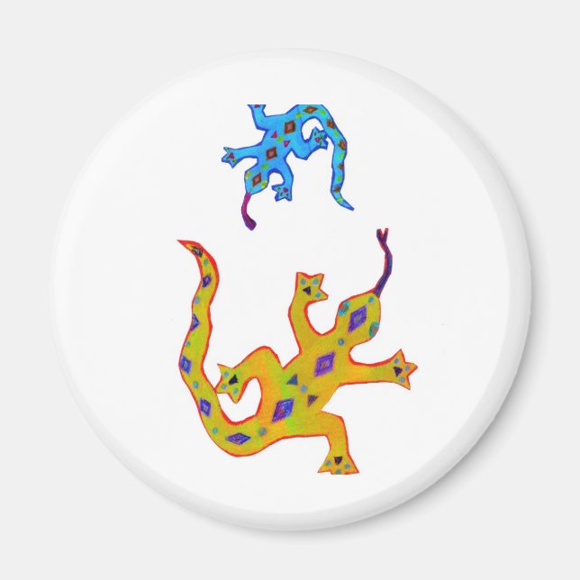 Imã 2 Geckos (Frente)