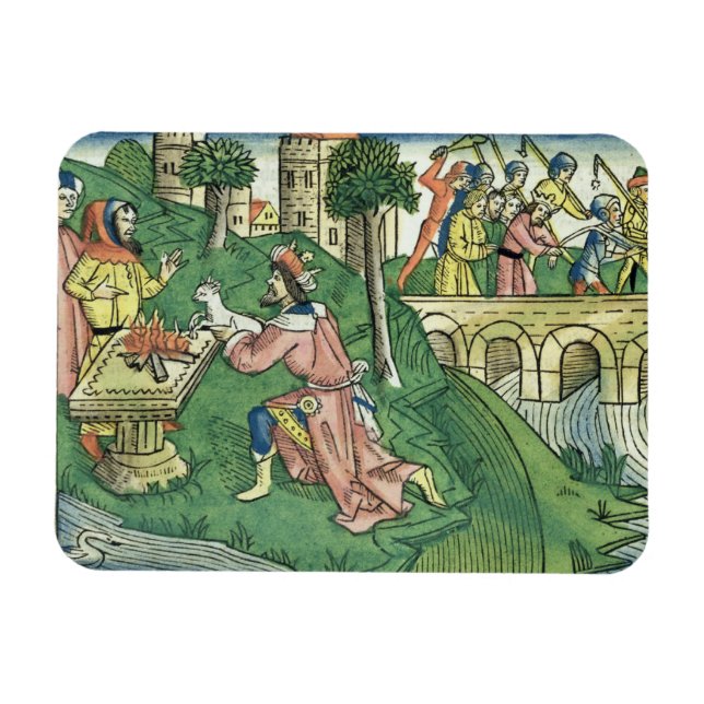 Ímã 2 Kings 16 9-16 As pessoas de Damasco são tiradas  (Horizontal)