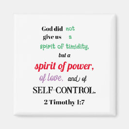 Imã 2 Timothy 1:7 Não Timid Christian