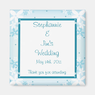 Imã 2"x2" Aumentações Azuis do Magnet