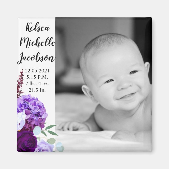 Imã 2"x2" Lavanda do anseio (Frente)