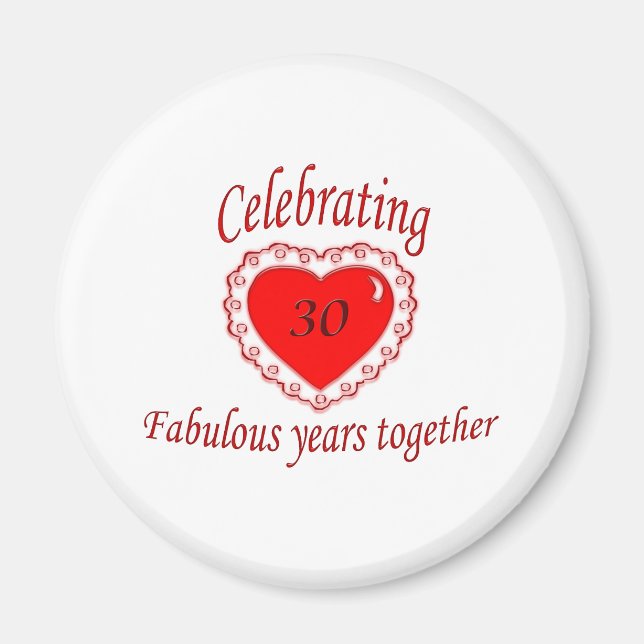 Imã 30. Aniversário (Frente)