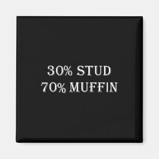 Imã 30% Garanhão 70% Muffin Frases Engraçadas do Dia d