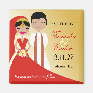 Imã 311- Noiva indiana da beleza com noivo