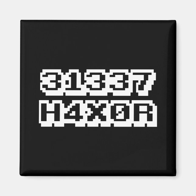 IMÃ 31337 H4X0R (Frente)