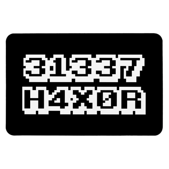 ÍMÃ 31337 H4X0R (Horizontal)