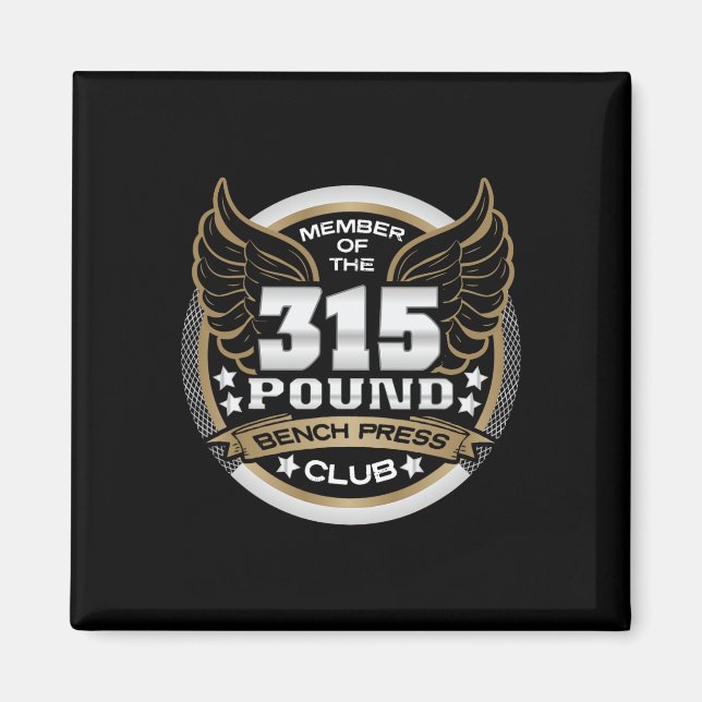 Imã 315 Pound Bench Press Club For Powerlifter Weightl (Frente)