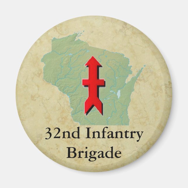 Imã 32ª Infância Militar de Wisconsin (Frente)