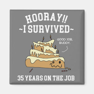 Imã 35 anos de trabalho no 35º aniversário de trabalho