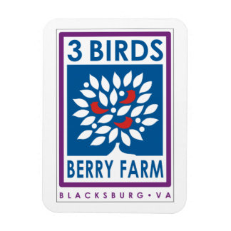 Ímã 3 Aves Berry Fazenda Magnet