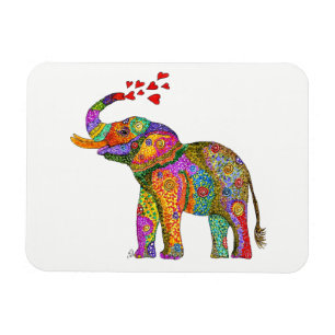 Ímã 3" do elefante x4 "