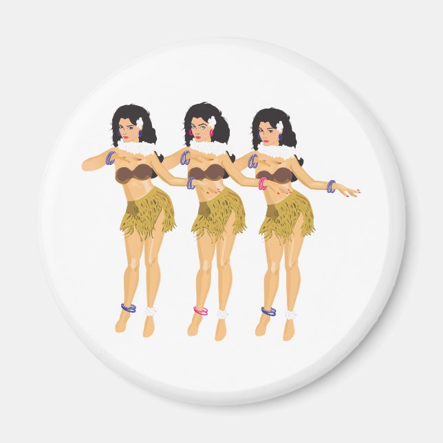 Imã 3 Hulas (Frente)