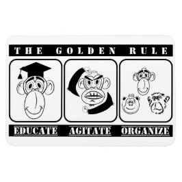 Ímã 3 macacos educam agite