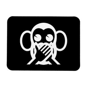 Ímã 3 Macacos Sábios Iwazaru 言 わ ざ る Fala NO 