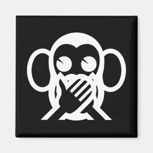 Imã 3 Macacos Sábios Iwazaru 言 わ ざ る Fala NO 