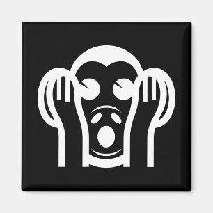 Imã 3 Macacos Sábios Kikazaru 聞 か ざ る Ouvem N