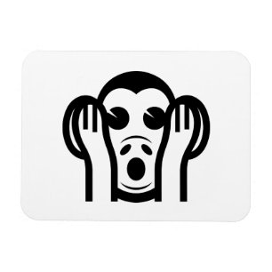 Ímã 3 Macacos Sábios Kikazaru 聞 か ざ る Ouvem N