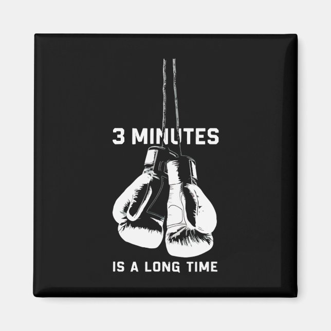 Imã 3 Minutos É Um Longo Tempo Boxe Kickboxing Engraça (Frente)
