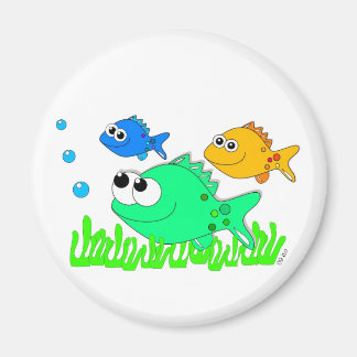 Imã 3 peixes no mar