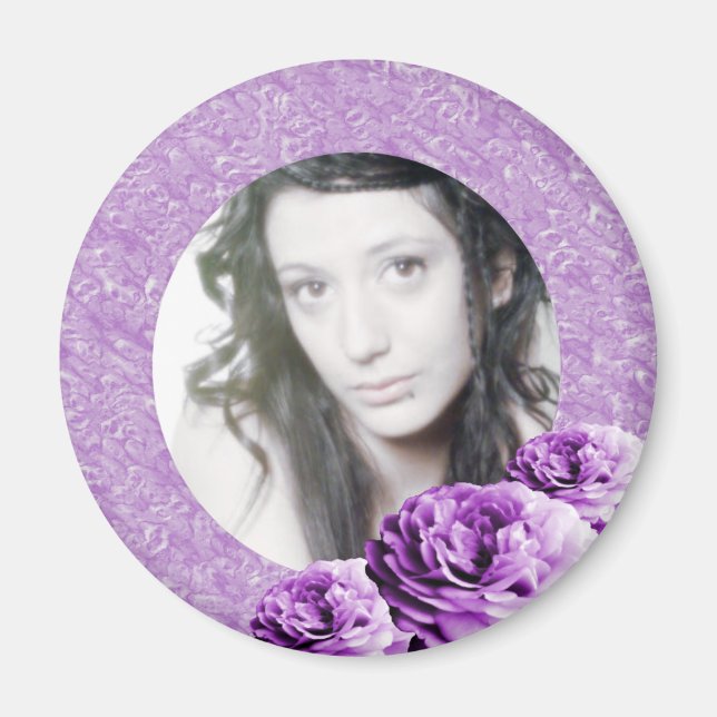 Imã 3 Rosas/Foto (Frente)