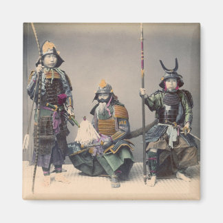 Imã 3 Samurai no Armor Vintage Photo Magnet