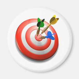 Imã 3D arremessa o ímã do BullsEYE