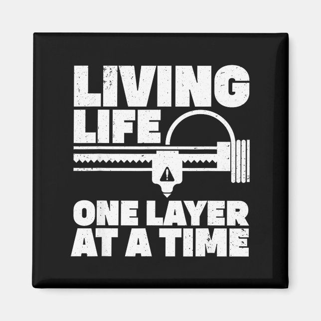 Imã 3d Printing Art For Men Women 3d Printer Lover 3d  (Frente)