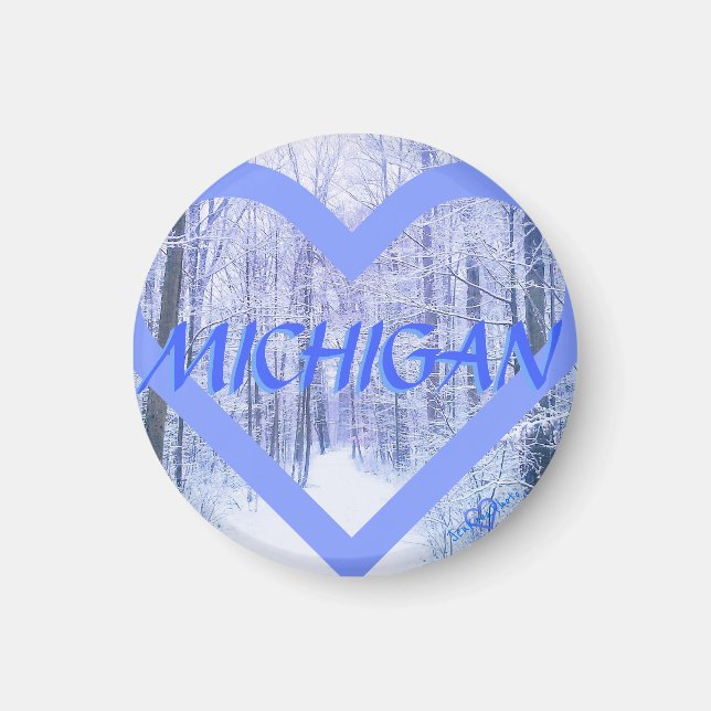 IMÃ 3MICHIGAN PERIHEART MAGNET (Frente)