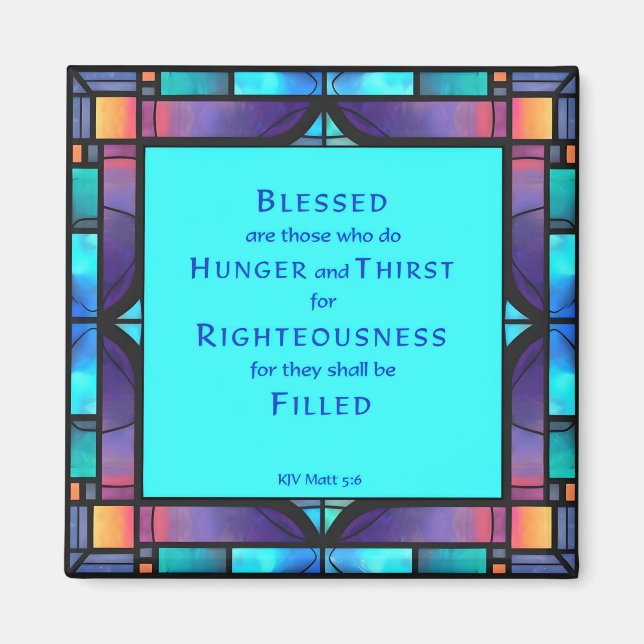 Imã 4ª Beatitude do Sermão da Montanha de Jesus (Frente)