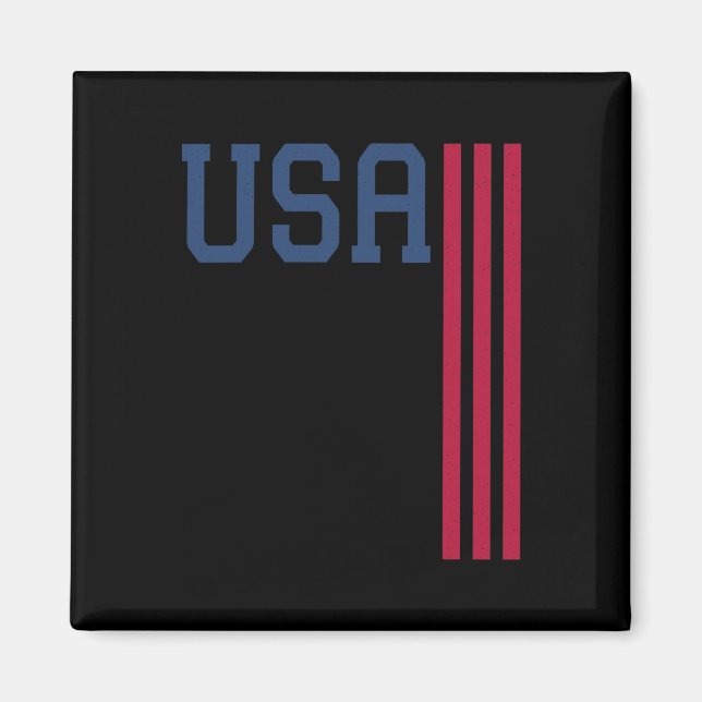 Imã 4º De Julho De Bandeira Americana (Frente)