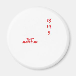 Imã 40º presente de aniversário para homens e mulheres