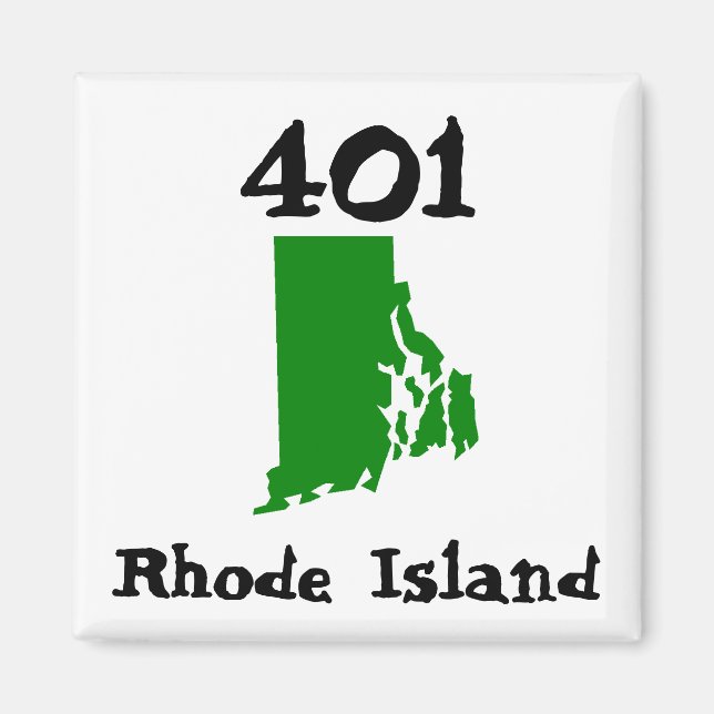 Imã 401, Código de Área de Rhode Island (Frente)