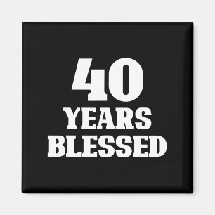 Imã 40 Anos Abençoados Aniversário de 40 anos Religios