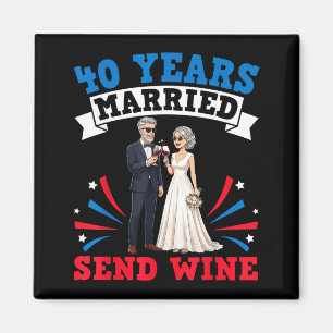 Imã 40 Anos Casados Enviar Vinho 40º Casamento
