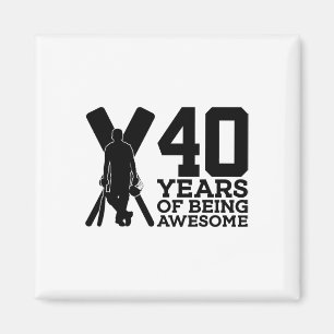Imã 40 Anos Sendo um Críquete Incrível 40º Aniversário