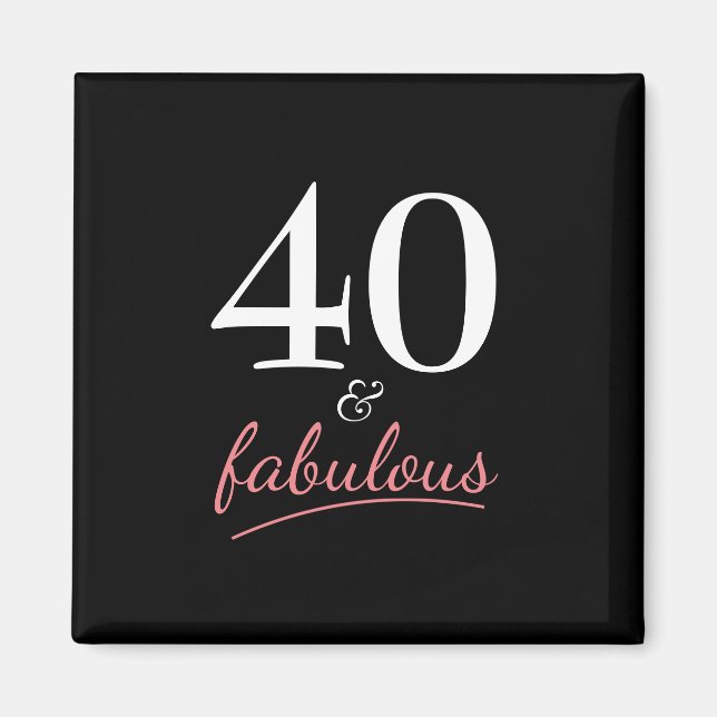 Imã 40 e Fabuloso Aniversário (Frente)