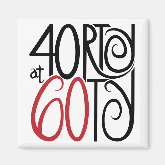 Imã 40rty a 60ty Magnet (Frente)