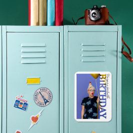 Ímã 40th Birthday Photo college Party 