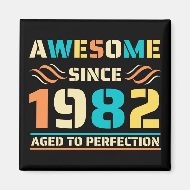 Imã 42º aniversário incrível desde 1982 (Frente)