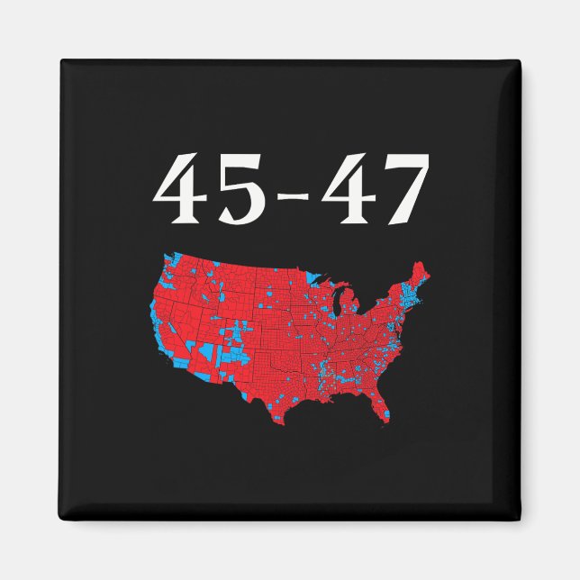 Imã 45 47 Mapa Eleitoral de Trump 2024 (Frente)