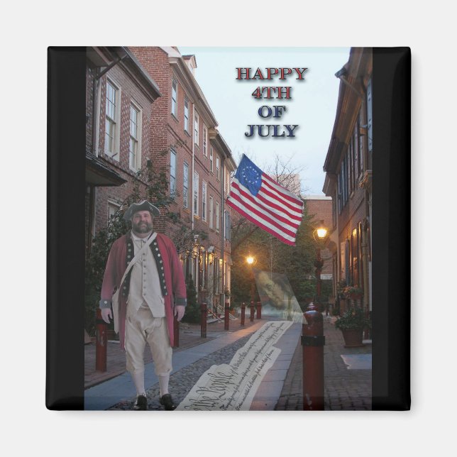 Imã 4 de julho, Beco de Elfreth (Frente)