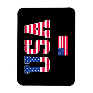Ímã 4 de julho Camisa EUA Bandeira Americana Patriótic