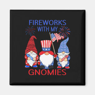 Imã 4 De Julho De Leopardo Gnomos Bomba Americana Usa