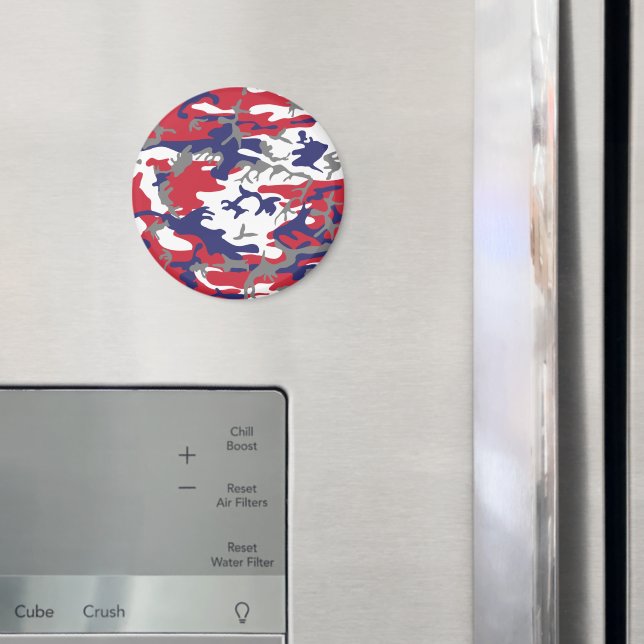 Imã 4 de Julho, Dia da Independência, Cinza Camuflagem (In Situ (Fridge))