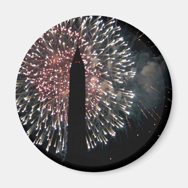 Imã 4 de julho Fireworks Washington Monument (Frente)